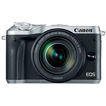 Obrázok Canon EOS M6 + EF-M 18-150mm F3.5-6.3 IS STM, Strieborný kit