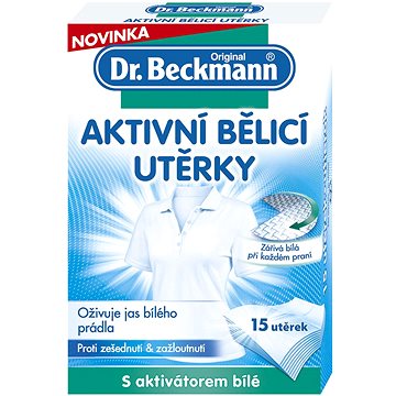 Obrázok DR. BECKMANN Aktivní bělicí ubrousky 15 ks (4008455461816)