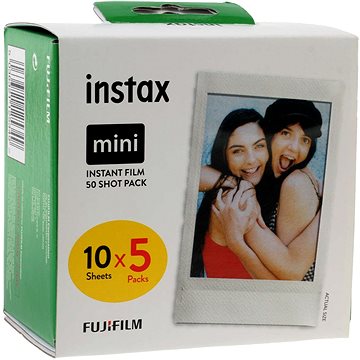 Obrázok Fujifilm Color film Instax mini glossy 5 x 10 fotografií (bundle) 70100144162