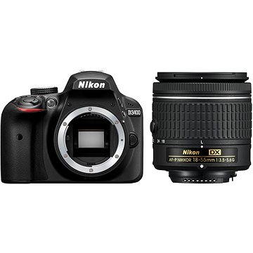 Obrázok Digitálny fotoaparát Nikon D3400 + AF-P 18-55 NON VR (VBA490K002) čierny + Cashback 50 € + Doprava zadarmo