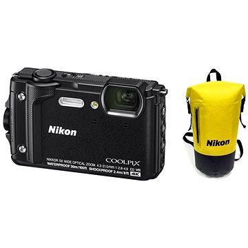 Obrázok Nikon COOLPIX W300 čierny Holiday Kit (VQA070K001)