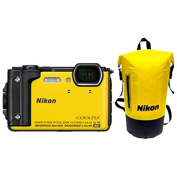 Obrázok Nikon COOLPIX W300 žltý Holiday Kit (VQA072K001)