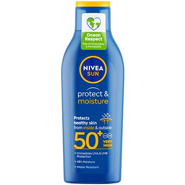 Obrázok NIVEA Sun Protect & Moisture Sun Lotion SPF50+ Kozmetika na opaľovanie 200ml