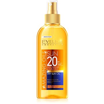 Obrázok Eveline Cosmetics Sun Care olej v spreji na opaľovanie SPF 20  150 ml