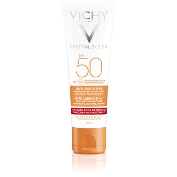 Obrázok Vichy Idéal Soleil Anti-age ochranný krém proti starnutiu pleti SPF 50  50 ml