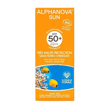 Obrázok Alphanova Sun opaľovací krém na tvár SPF 50+ 50 g