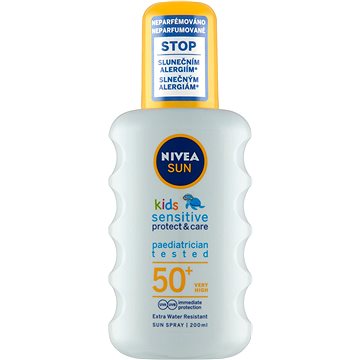 Obrázok NIVEA SUN Kid´s Sensitive Spray SPF50+  200 ml (4005900600202)