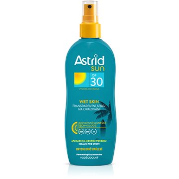 Obrázok Astrid Sun transparentný sprej na opaľovanie SPF 30  150 ml