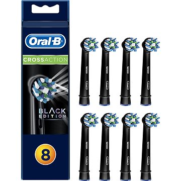 Obrázok Oral-B náhradní hlavice EB50 CrossAction Black 8ks (4210201218029)