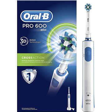 Obrázok ORAL B PRO 600 zubná kefka 41005763