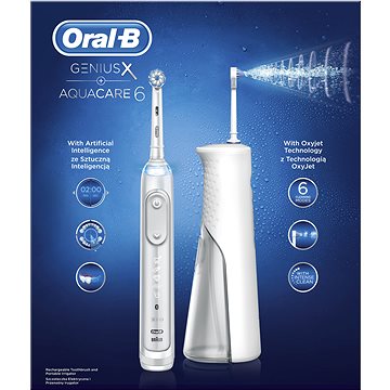 Obrázok Oral-B Aquacare 6 + Oral-B Genius X (4210201277422)