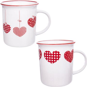 Obrázok Orion Porcelánový hrnček Home Love 0,35 l, 2 ks