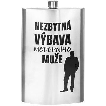 Obrázok Fľaša vrecková nerez NEZBYTNÁ VÝBAVA MAXI 1,7 l (127703)