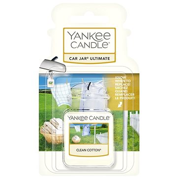 Obrázok YANKEE CANDLE 1220878E VONA DO AUTA CLEAN COTTON/ULTIMATE