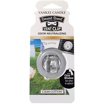 Obrázok YANKEE CANDLE 1304391E VONA DO AUTA CLEAN COTTON/VENT CLIP