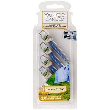 Obrázok YANKEE CANDLE 1194395E VONA DO AUTA CLEAN COTTON/VENT STICK