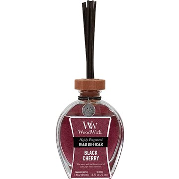 Obrázok Woodwick Black Cherry aróma difúzor s náplňou 89 ml