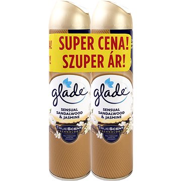 Obrázok GLADE Aerosol Sensual Sandalwood&Jasmine 2× 300 ml (5000204983425)