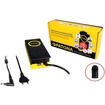 Obrázok PATONA k ntb/ 19.5V/4.7A 90W/ konektor 4.8x1.7mm/ + výstup USB (PT2628)