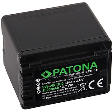 Obrázok Aku Panasonic VW-VBT380  4040mAh Li-Ion Premium, PT1257