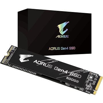 Obrázok GIGABYTE SSD AORUS Gen4 500GB M.2 GP-AG4500G