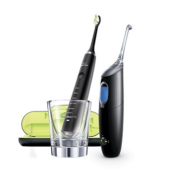 Obrázok Philips Sonicare DiamondClean Black + Philips Sonicare Airfloss Ultra Black