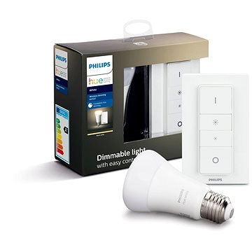 Obrázok Philips Hue Bluetooth 9W, E27, White Dimming Kit (8718696785331)