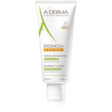 Obrázok A-Derma Exomega zjemňujúci telový krém pre veľmi suchú citlivú a atopickú pokožku  200 ml