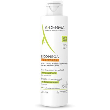 Obrázok A-DERMA EXOMEGA CONTROL GEL MOUSSANT ÉMOLLIENT zvláčňujúci penivý gél 1x200 ml