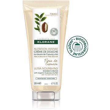 Obrázok KLORANE GEL DOUCHE FLEUR DE CUPUACU sprchovací gél, intenzívna výživa, s kvetmi cupuaçu, 1x200 ml