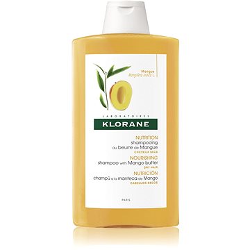 Obrázok KLORANE SHAMPOOING AU BEURRE DE MANGUE šampón s mangovým maslom na suché vlasy 1x400 ml