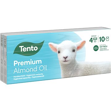 Obrázok TENTO Natural Oils Almond 10 × 10 ks (6414301030675)