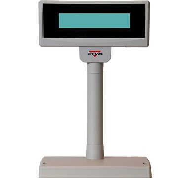 Obrázok Virtuos LCD FL-2024LW 2x20, USB, 5V, béžový (EJA0013)