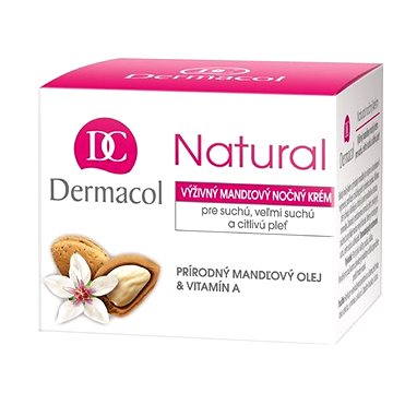 Obrázok DERMACOL Natural Mandlový Noční Krém Nočný krém na suchú pleť 50ml