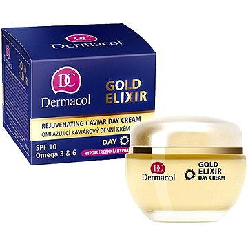 Obrázok DERMACOL Gold Elixir Rejuvenating Caviar Day Cream Denný krém na všetky typy pleti 50ml