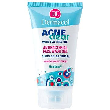 Obrázok DERMACOL AcneClear Antibacterial Face Wash Gel Prípravok na problematickú pleť 150ml