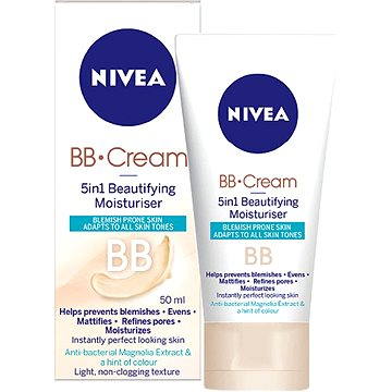 Obrázok NIVEA BB Cream zmatňujúci 5v1 50 ml (4005808148202)