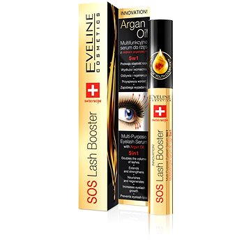 Obrázok EVELINE Cosmetics SOS Lash Booster serum 5 in 1 Argan oil 10 ml (5907609395283)