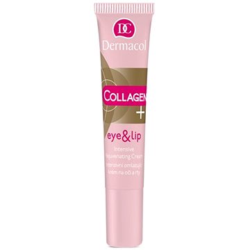 Obrázok DERMACOL Collagen Plus Eye & Lip Intensive Rejuvenating Cream 15 ml (8595003110372)