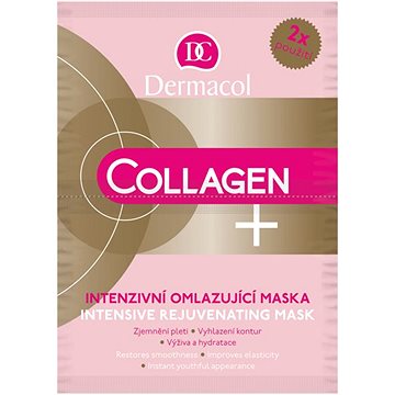 Obrázok DERMACOL Collagen Plus Intensive Rejuvenating Mask 2× 8 ml (8595003110402)