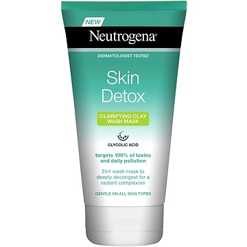 Obrázok Neutrogena Skin Detox čistiaca emulzia a maska 2 v 1  150 ml