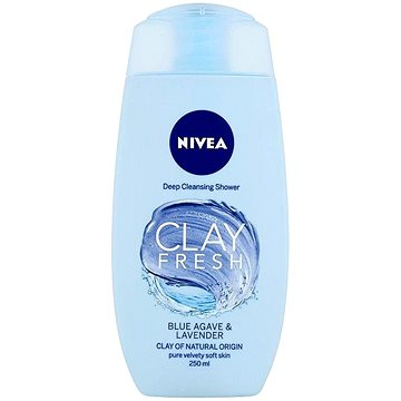 Obrázok Nivea Clay Fresh Blue Agave & Lavender sprchový gél s ílom  250 ml