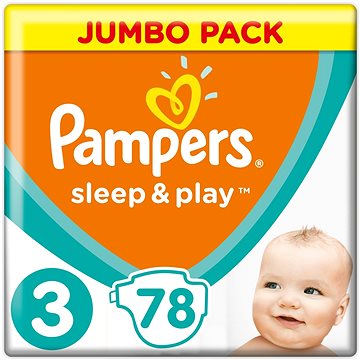 Obrázok Pampers Sleep&play midi 4-9kg 78ks