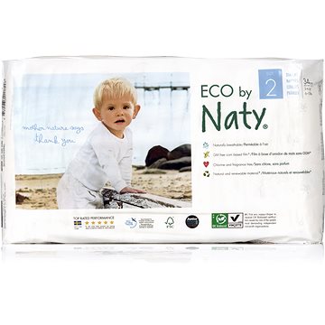 Obrázok Naty Nature Babycare Mini veľ. 2 (34 ks) (7330933140546)