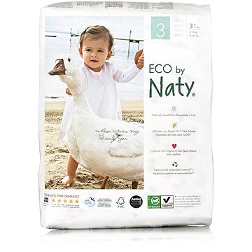 Obrázok Naty Nature Babycare Midi veľ. 3 (31 ks) (7330933150163)