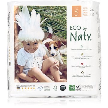 Obrázok Naty Nature Babycare Junior vel. 5 (23 ks) (7330933150187)