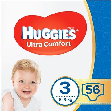 Obrázok HUGGIES Ultra Comfort Jumbo vel. 3 (56 ks) (5029053567853)