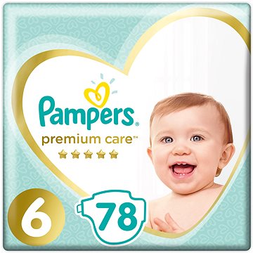 Obrázok PAMPERS Premium Care 6 (13+ kg) 78 ks MEGA BOX – jednorazové plienky