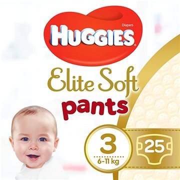 Obrázok HUGGIES Elite Soft Pants veľ. 3 (25 ks) (5029053546964)