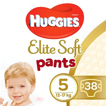 Obrázok HUGGIES Elite Soft Pants veľ. 5 Mega Box (38 ks) (5029053547015)